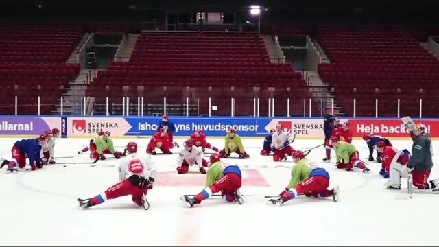 Шведские игры Тренировка перед стартом турнира