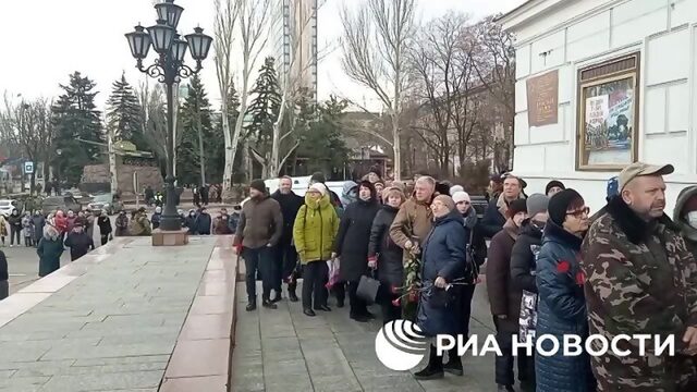 Прощание с командиром "Спарты" героем России Владимиром Жогой